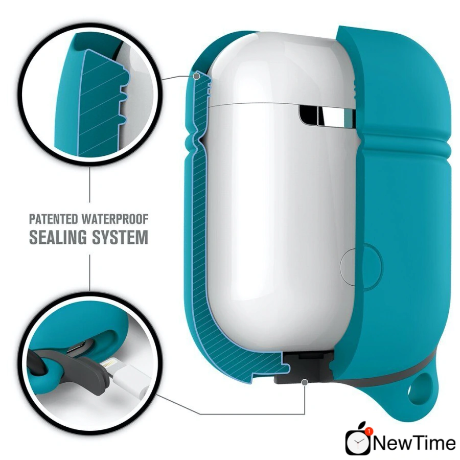 Catalyst Waterproof AirPods Case Glacier Blue (CATAPDTEAL)